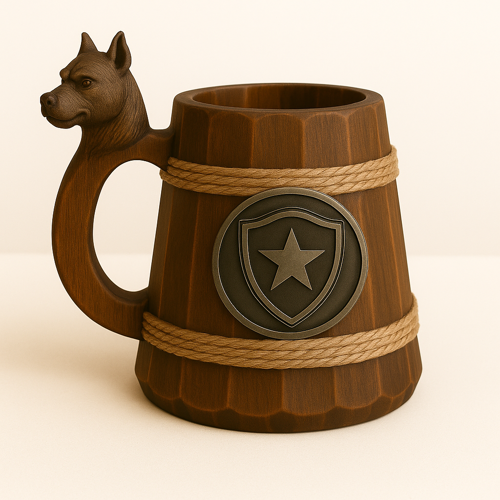 Caneca Rústica -Bota Fogo